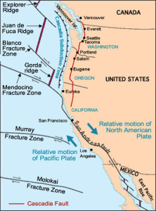 Pacific Coast Earthquake Faults • Eve Out of the Garden