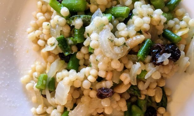 Israeli Couscous and Asparagus